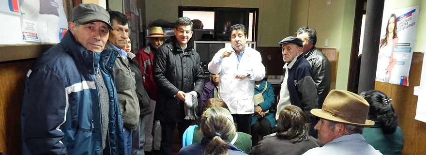 Alcalde Castro visitó posta de sector rural de Torre Dorada