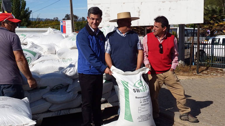 Más de 380 campesinos son beneficiados con entrega gratuita de fertilizantes