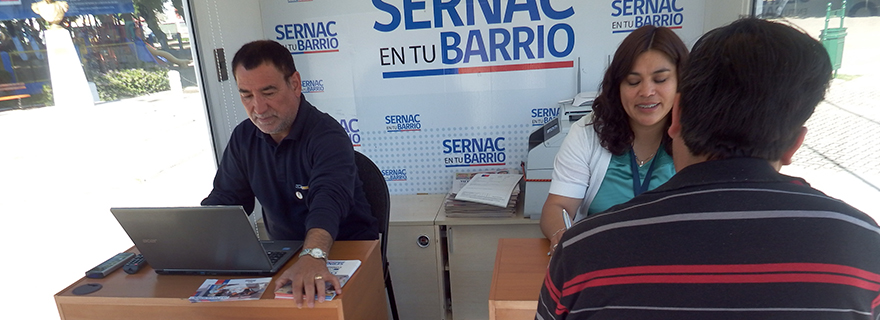 Móvil SERNAC llegó a la comuna de Santa Juana