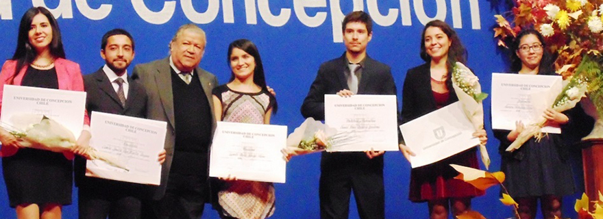 Santajuaninos recibieron premio Universidad de Concepción