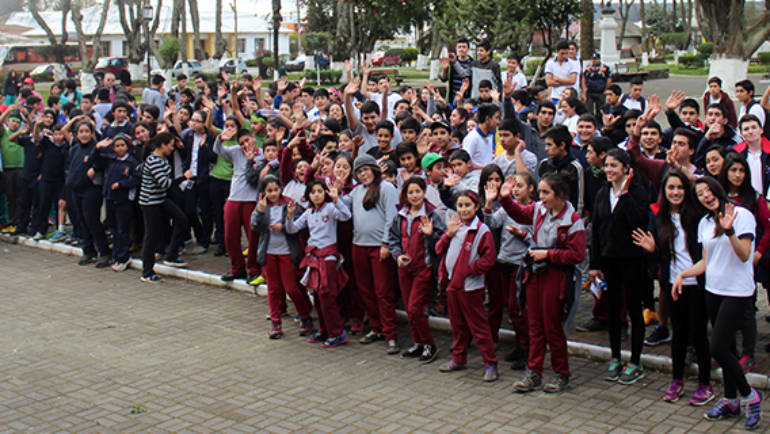 Cientos de estudiantes participaron en I Corrida Escolar Recreativa