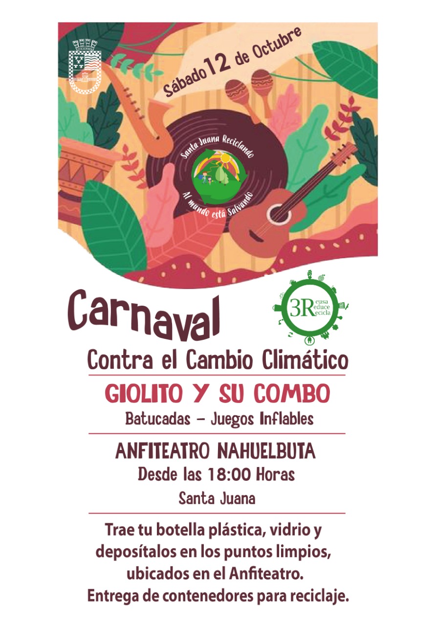 Santa Juana tendrá carnaval contra el Cambio Climático