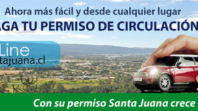 Paga tu Permiso de Circulación en Santa Juana / 2020