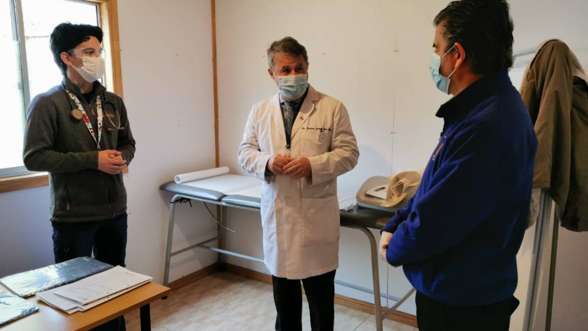 Director del Servicio de Salud Concepción visitó avance de obras de tres Postas Rurales